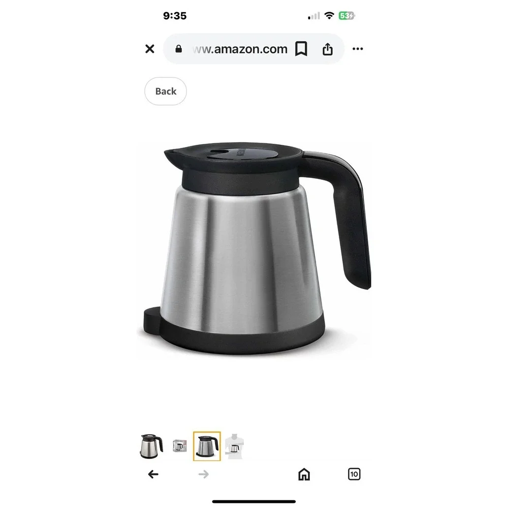 Keurig 119352 V2.0 Stainless Steel 32 Oz Thermal Carafe‎ - Silver